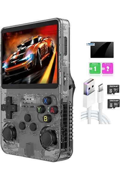 Tiger R36S Handheld Game Console with 3.5 Inch IPS Screen, Preinstalled Emula...