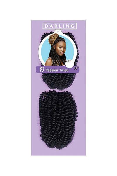 Darling Passion Twist Extensions Color Black