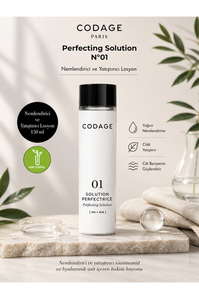 CODAGE PARIS Perfecting No 01 Nemlendirici ve Yatıştırıcı Niasinamid ve Hyalu...