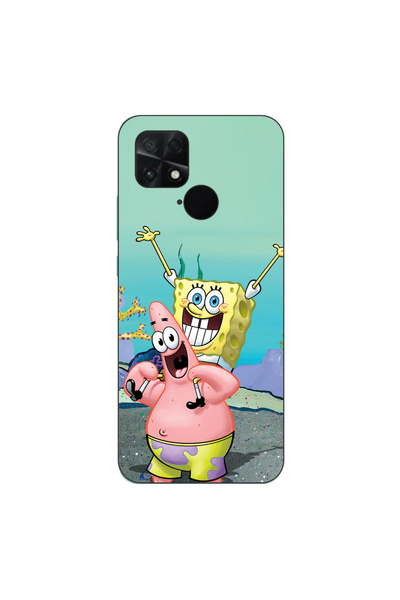 OEM Case compatible with Xiaomi Poco C40 Silicone Gel Tpu Spongebob Pattern
