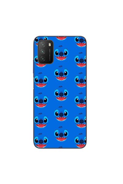 OEM Husa compatibila cu Xiaomi Poco M3 Silicon Gel Tpu Model Stitch Face Pattern