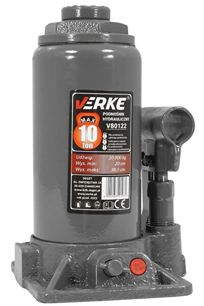 VERKE Cric auto, cilindru de ridicare auto 10T, V80122
