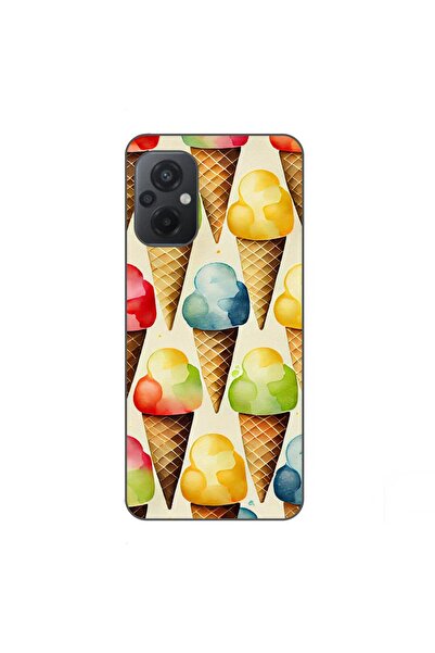 OEM Case compatible with Xiaomi Poco M5 Silicone Gel Tpu Model Icecream Pattern