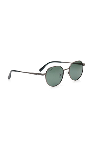 FASTRACK Polarized Sunglasses Gunmetal Frame Green Mirror Lens 50mm - M8039GR1PV