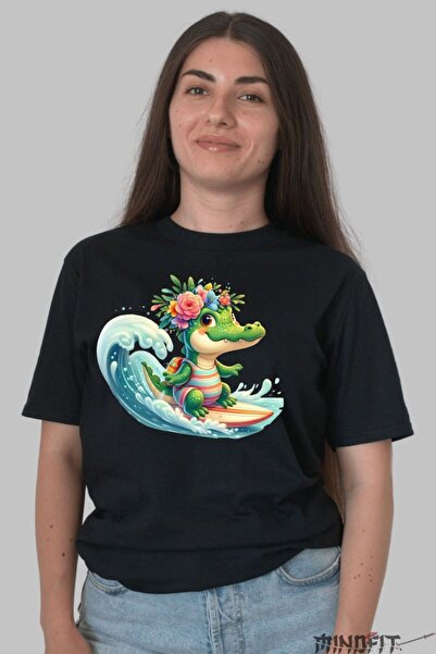 GILDAN Tricou Crocodil Summer Vibes