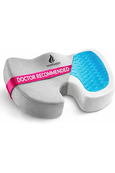 Generic Memory Foam & Gel-Enhanced Seat Cushion | Lumber Support Pillow for S...