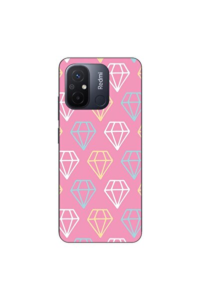 OEM Case compatible with Xiaomi Redmi 12C Silicon Gel Tpu Model Diamond Patte...