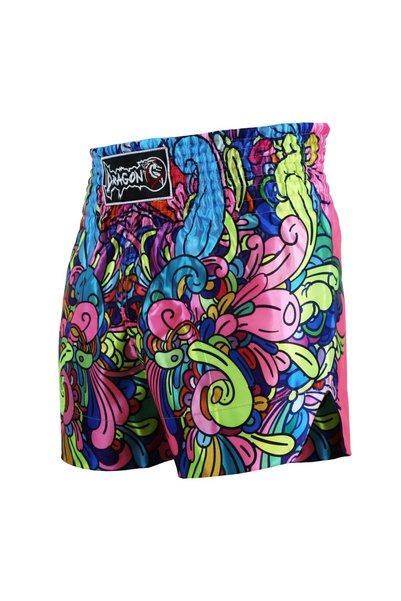 Dragondo Pantaloni scurți de kickboxing MT3040 Muay Thai roz