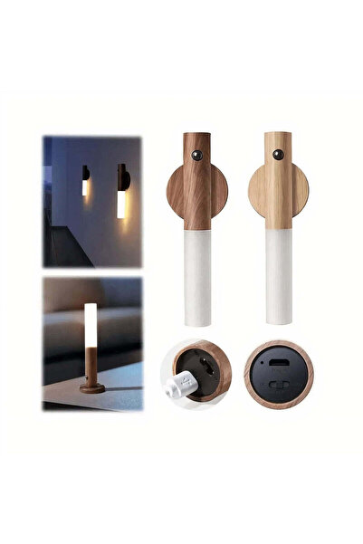 NO BRAND Lampa LED Magnetica 18cm de Perete Reincarcabila prin USB, cu Senzor...