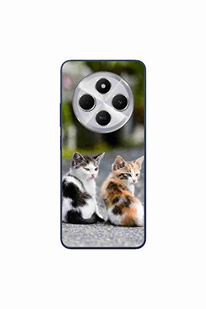 OEM Case compatible with Xiaomi Redmi 14C Silicone Gel Tpu Pattern Kitties