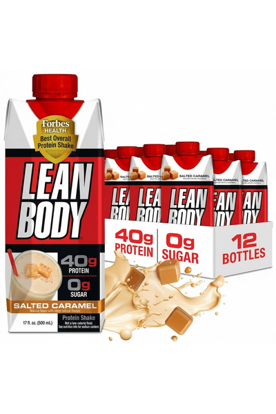 Labrada Nutrition مشروب بروتين لابرادا لين بودي جاهز للشرب بنكهة الكراميل الم...