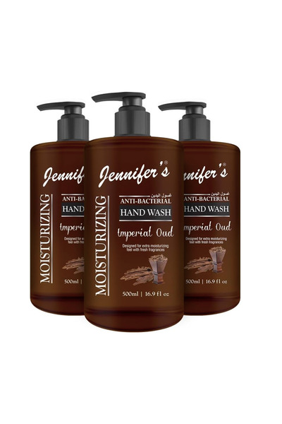 Jennifer's Antibacterial Hand Wash - Moisturizing Imperial Oud with Fresh Fra...