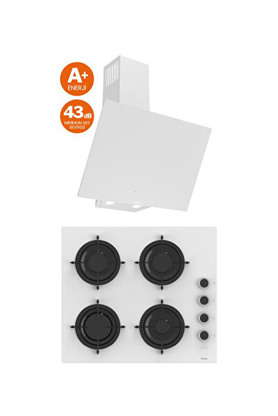 Ferre MEGA SERİSİ 2'Lİ ANKASTRE SET OCAK+DAVLUMBAZ (D078-SA-CS206)