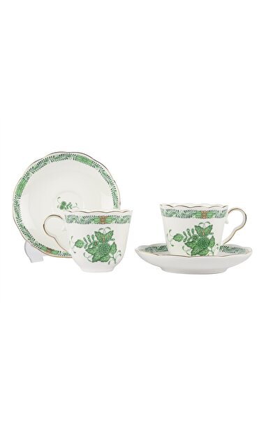 Mikasa Moor Jardin de Vert Yeşil 2li Çay Fincan Seti 180cc