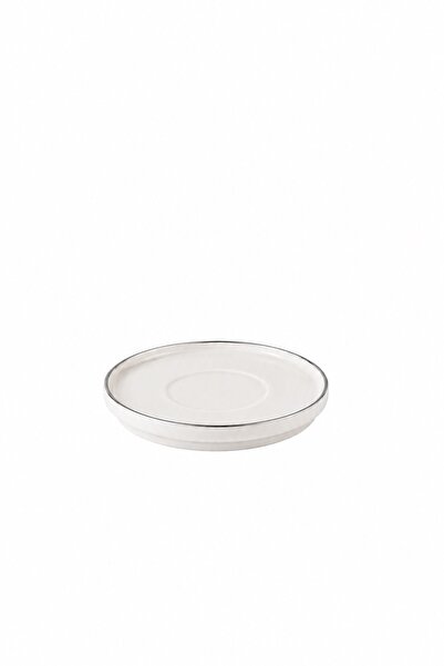 Kütahya Porselen Bone Desire Tea Plate 12cm Platinum Gilded Single