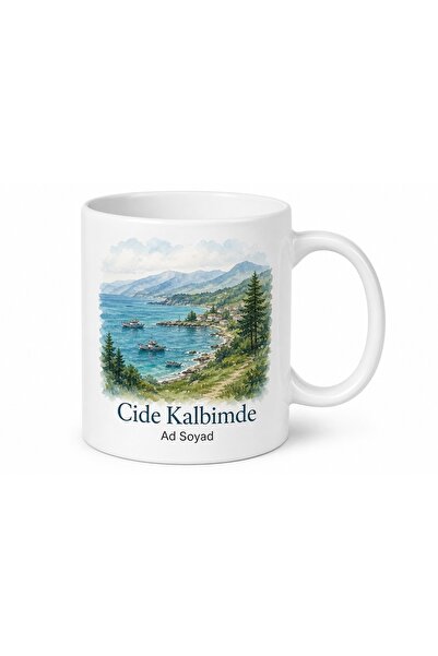 Tupya Gift Cide Black Sea Spirit Kastamonu Souvenir Mug Cup Gift Porcelain