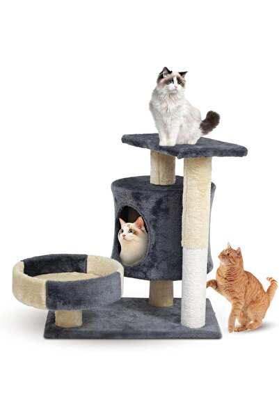 ORVILLA Cat Tree Tower｜Durable Cat Condo with Sisal Scratching Posts｜Cozy Cat...
