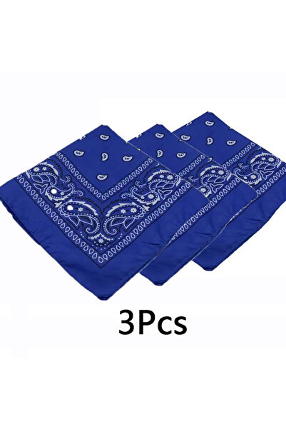 Choice3 3 قطع من عصابات الرأس الزرقاء للرجال والنساء بأسلوب الهيب هوب، أوشحة ...