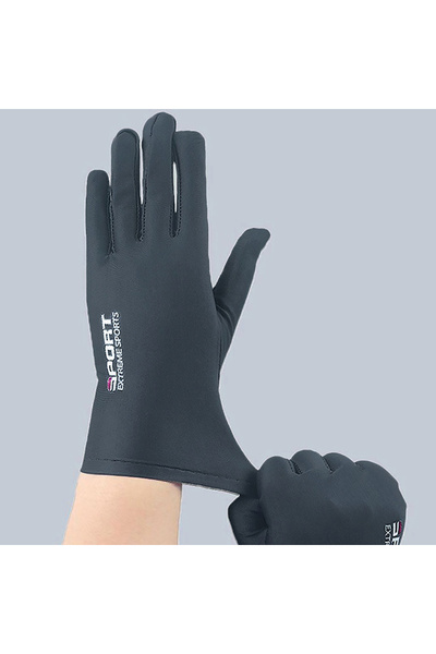 choice2 Gray New Sale Summer Gloves Men Ice Silk Sun Proction Driving Glove F...
