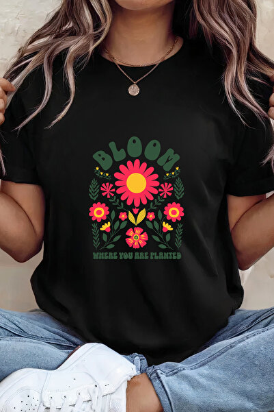 Sarah's Boutique Women's T-shirt – 100% cotton – Bloom Planted