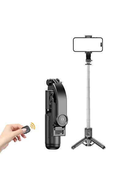 Q21 Trepied Selfie Stick Bluetooth cu Telecomandă