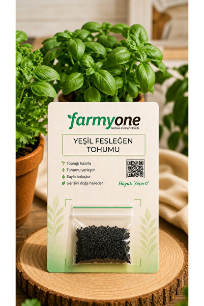 farmyone Yeşil Fesleğen Tohumu 200 Adet
