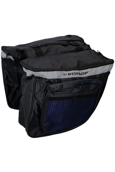 DUNLOP Geantă dublă pentru bicicletă, pentru portbagajul spate, 600D SL (27890)