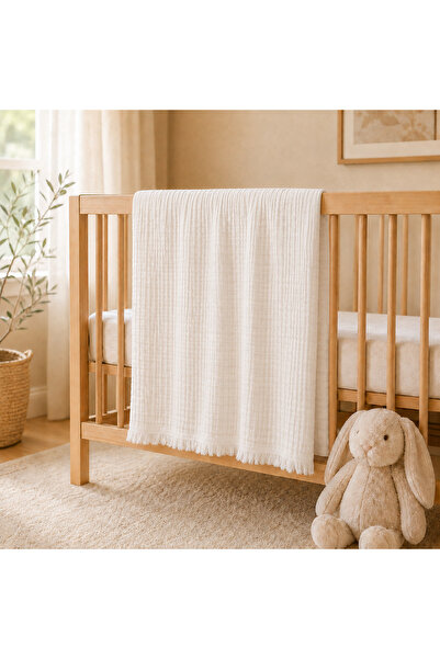 FYB 4 Layer Muslin Baby Blanket 100X120 cm 100% Cotton
