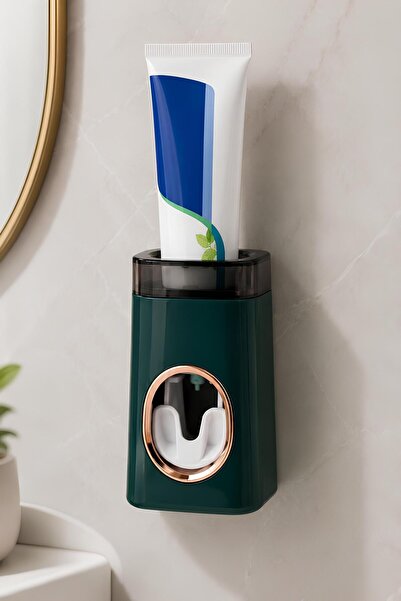 innoway Diş Macunu Sıkacağı Otomatik Dispenser – Duvara Monte Yapışkanlı Diş Macunu Aparatı