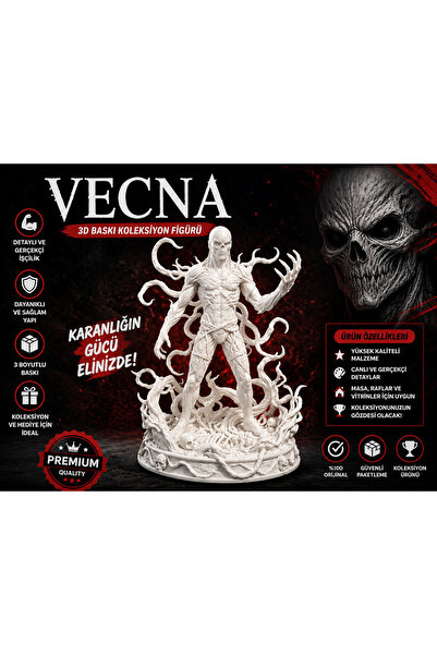 Karis ART Stranger Things Vecna 3D Baskı Koleksiyon Figürü – Premium Kalite