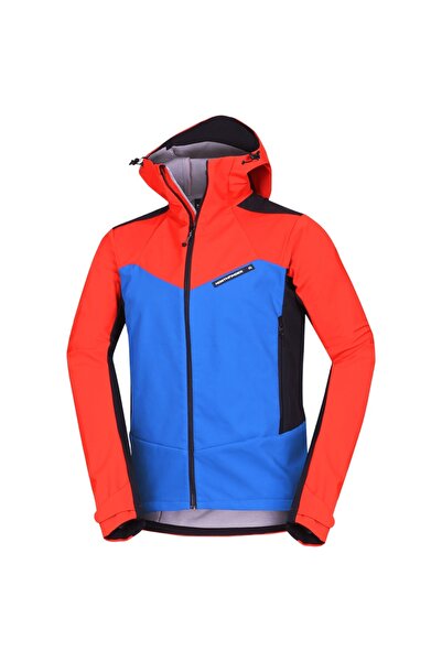 NORTHFINDER Jachetă softshell pentru bărbați Aurelian-Portocaliu/Albastru-L