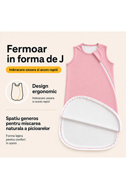 Miriboo Sac de Dormit de Vara pentru Nou-Nascuti si Bebelusi, 0-6 si 6-12 luni, 1 TOG, 100% Bumbac Moale, Fermoar bidirectional, Fara Maneci, Verde Menta