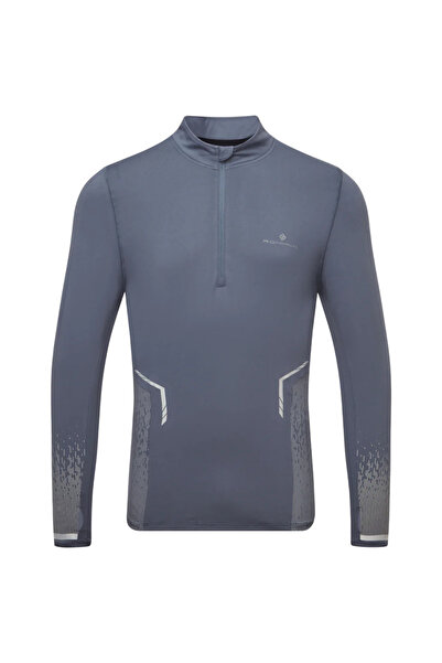 Ronhill Jachetă de alergare pentru bărbați Tech Reflect 1/2 Zip FW 2025-Gri-S