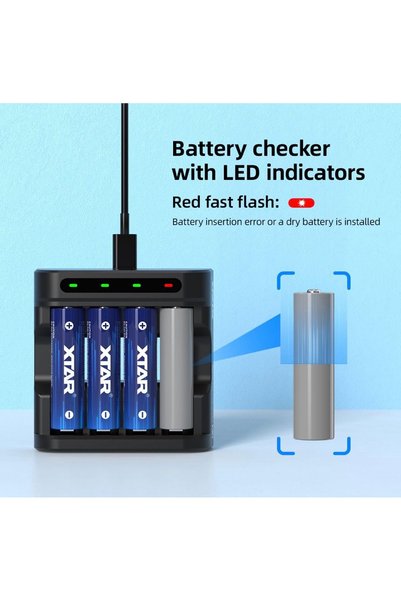XTAR شاحن بطاريات من