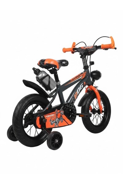 OEM Bicicletă Cu Pedale Pentru Copii, Varsta Recomandata 4-6 Ani, Roti 16 Inch, Roti Ajutatoare, Far luminos, Frane Fata–Spate, Aparatori De Lant