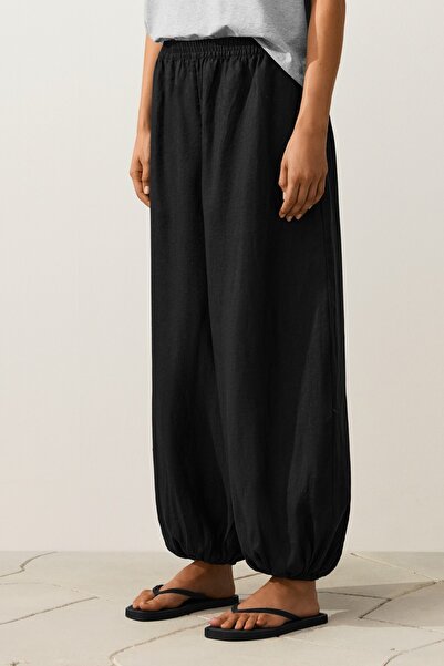 Oysho %100 keten bloomer pantolon