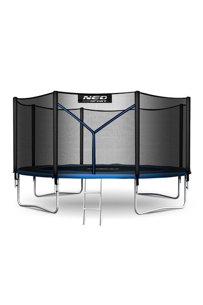 Neo-Sport Trambulină de grădină de 13ft/404cm cu plasă de siguranță pentru ex...