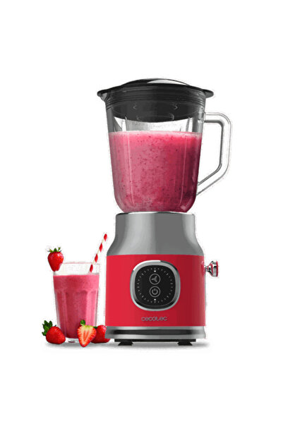 CECOTEC Blender retro tip cană de 800W cu lamă de titan și cană de 1 L RetroT...