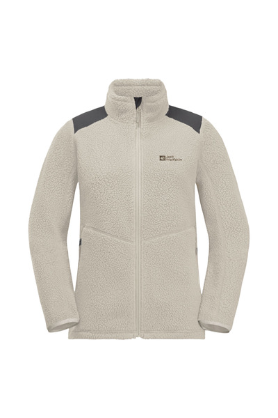 Jack Wolfskin Fleece pentru femei Kammweg Pile FW 2026-Bej/Gri-XS