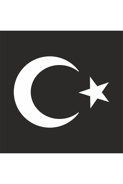 Türk Bayrağı Folyo Sticker