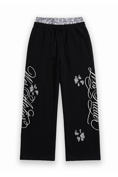 Wes Atelier Nakış İşlemeli Leopard Boxer Detay Baggy Eşofman