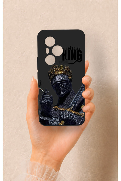 Vip Case Honor 400 Pro Uyumlu King Desenli Silikon Kılıf
