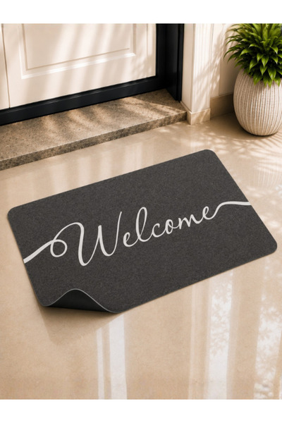 BERT Minimalist Design Elegant Welcome Door Mat Stain Resistant 70X45