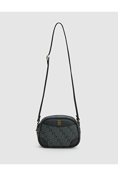 Pierre Cardin Τσάντα χιαστί ανθρακί 50334465-VR006