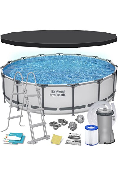 BESTWAY Piscină de grădină cu cadru 457 x 107 cm 11 în 1 56488