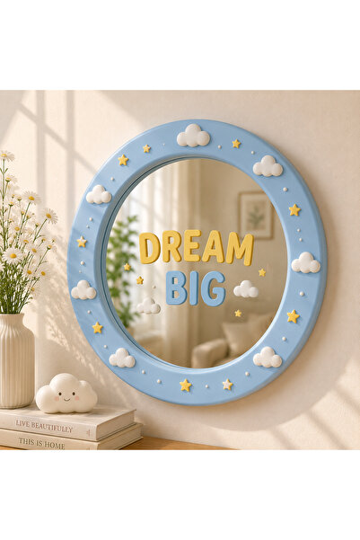 Heners Dreamy Mirror - 23 cm Dekoratif Duvar Aynası