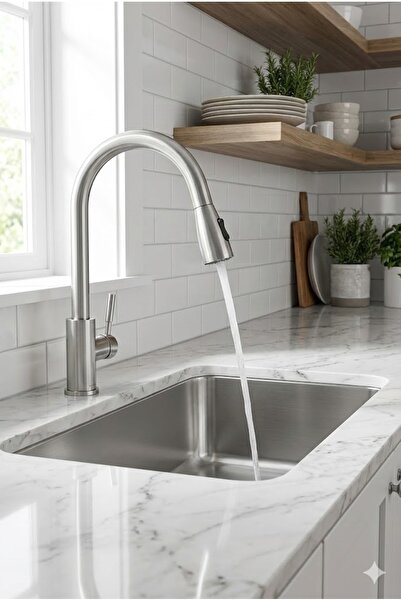 Gernic Silver Color Cloud Kitchen Mixer