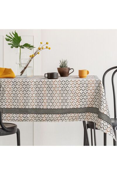 Beauty Home Τραπεζομάντηλο Curry Art 8483 Εμπριμέ