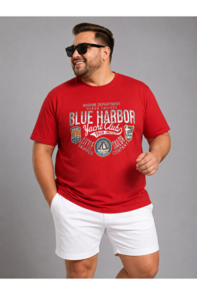 ANNEX Tricou pentru bărbați, mărime mare, din bumbac, cu croială confortabilă...