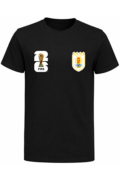Efendioğlu Design 2026 Svetsko prvenstvo pamučna majica sa štampanim logotipo...
